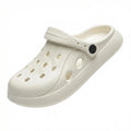 Women Clogs Summer Female Sandals Thick Bottom Home Slides Soft EVA Dry Wedges Platform Garden Shoes Beach Sandals Home Slippers
