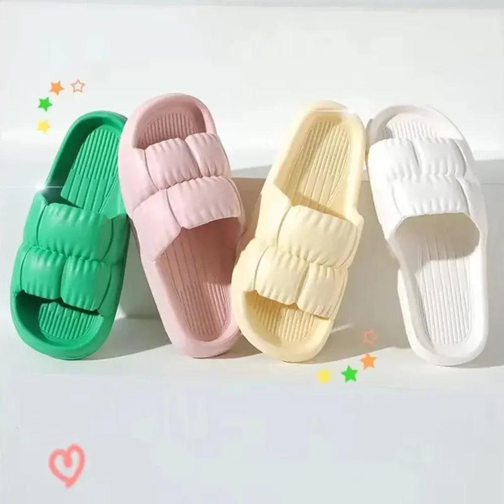 Soft EVA Slippers, Non-Slip Home & Bath Sandals, Comfortable Lightweight Summer Shoes, Cute Unisex Footwear, Durable & Cozy
