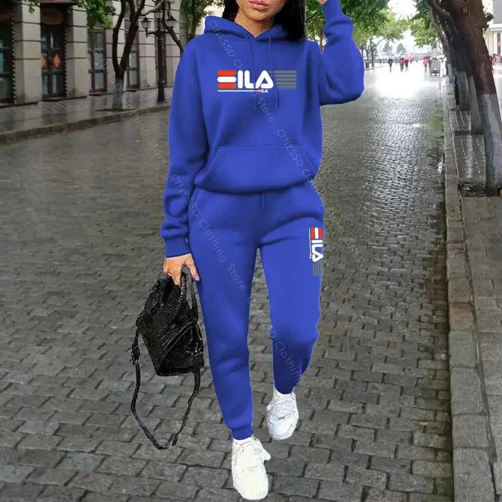 Women's Luxury Hoodie & Pants Streetwear Set