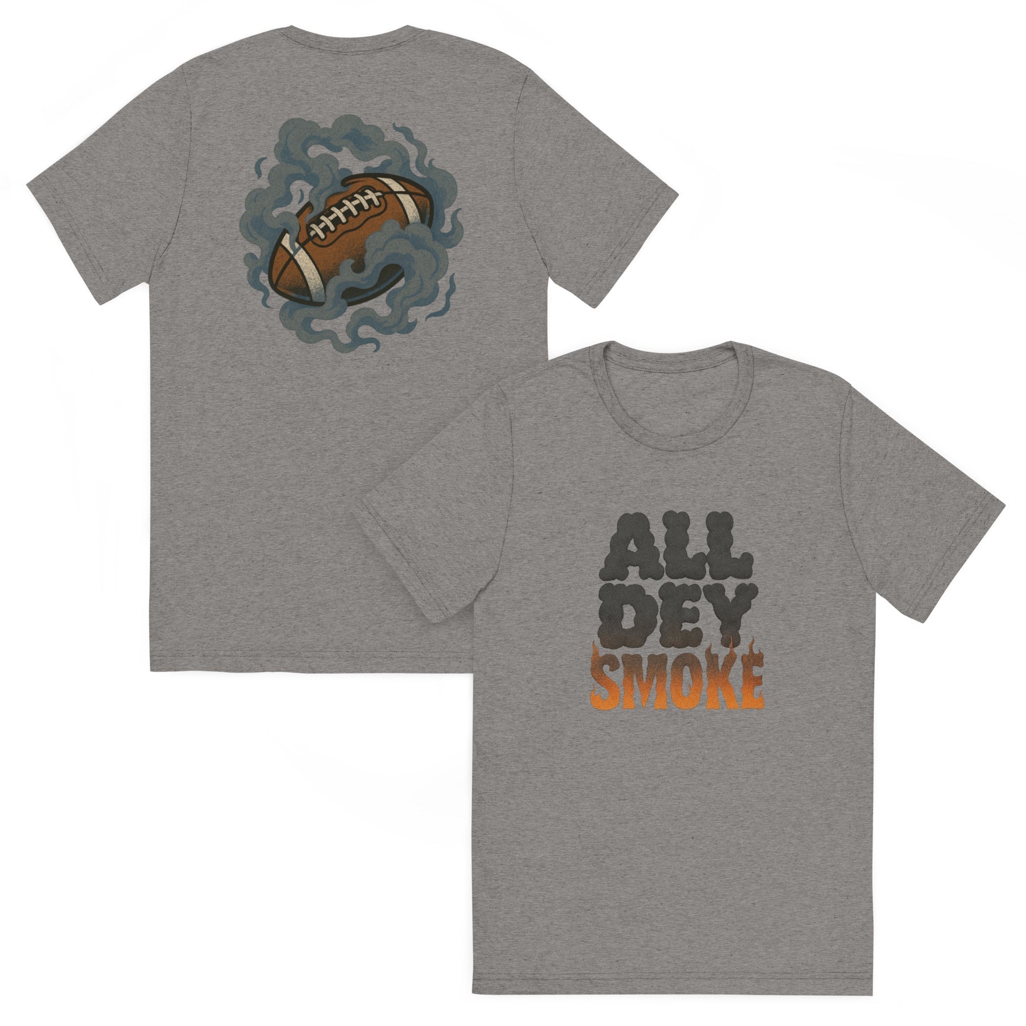 All Dey Smoke T-Shirt | Flame & Smoke Streetwear Design | Elite