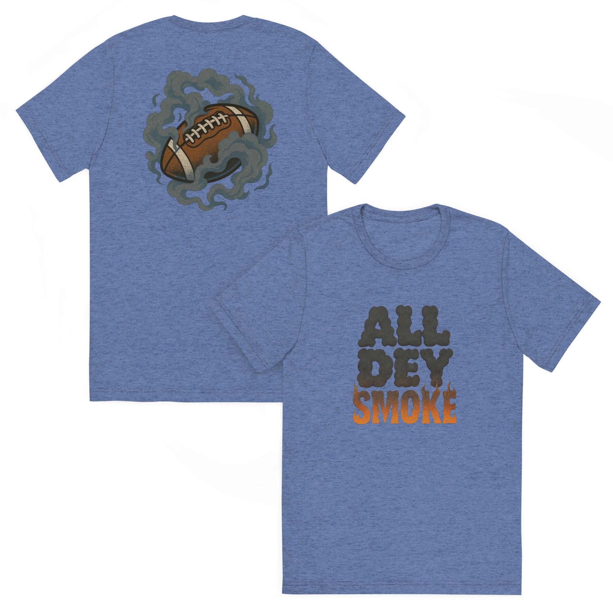 All Dey Smoke T-Shirt | Flame & Smoke Streetwear Design | Elite