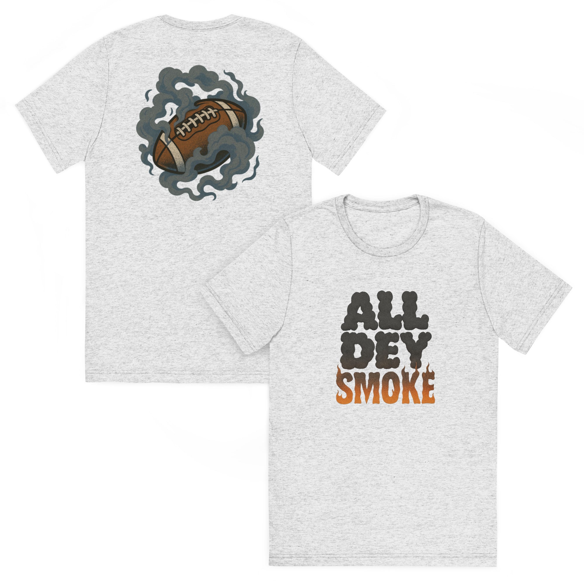 All Dey Smoke T-Shirt | Flame & Smoke Streetwear Design | Elite